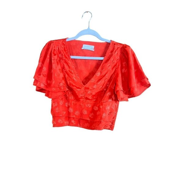 Urban Outfitters Tops - Urban Outfitters Women's Flare Sleeve Crop Top